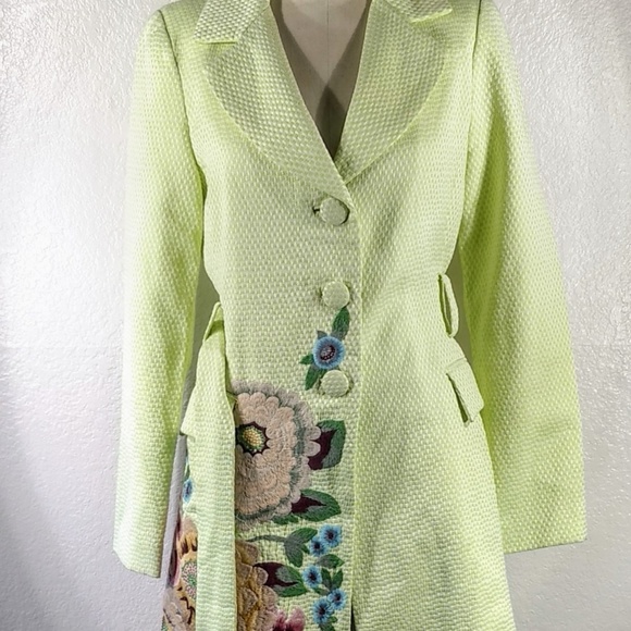 NWT Johnny Was Biya Embroidered Coat Sz S - Picture 7 of 8